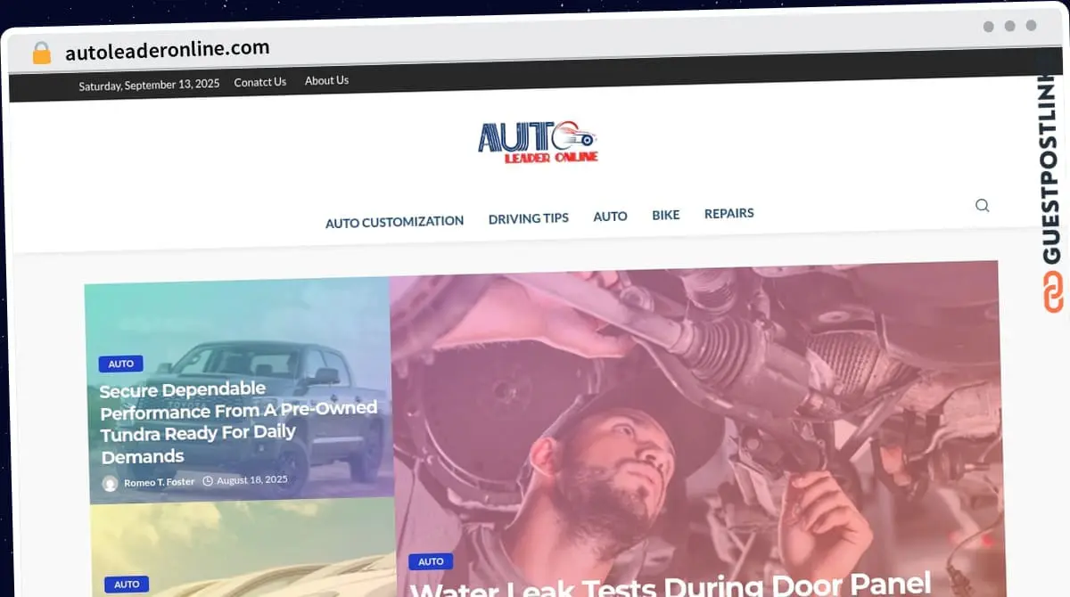 Publish Guest Post on autoleaderonline.com