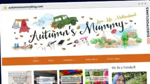 Publish Guest Post on autumnsmummyblog.com