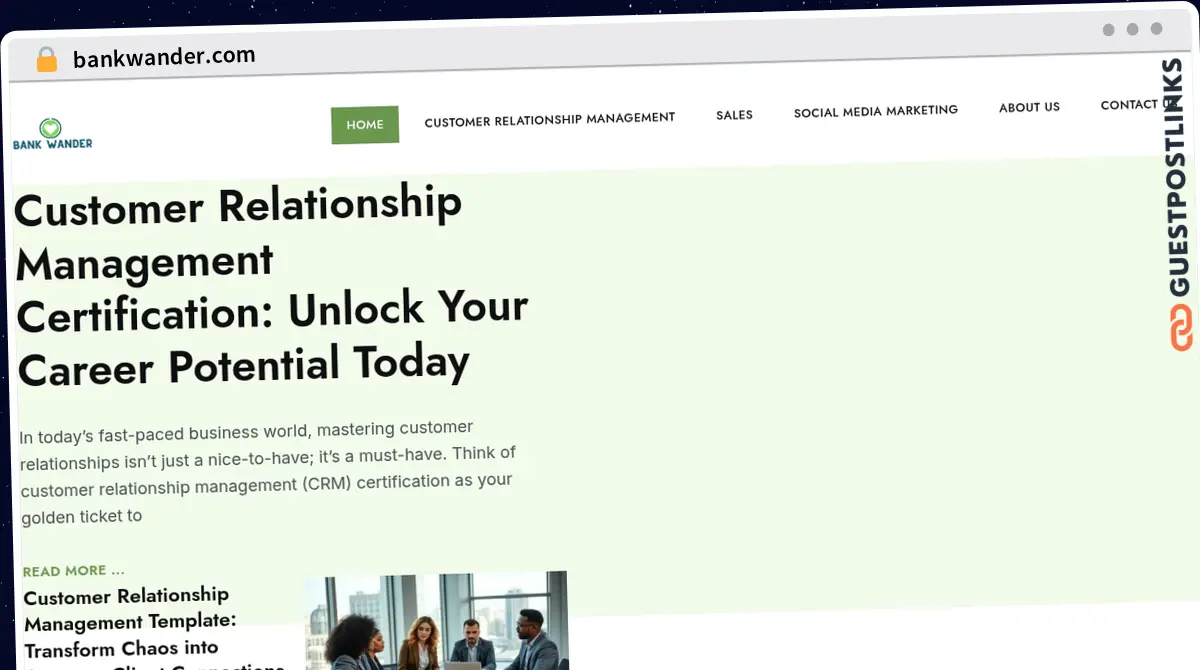 Publish Guest Post on bankwander.com