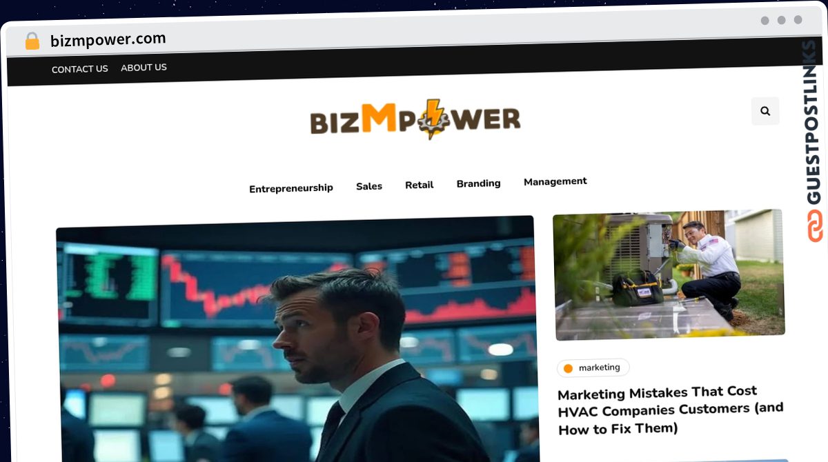 Publish Guest Post on bizmpower.com