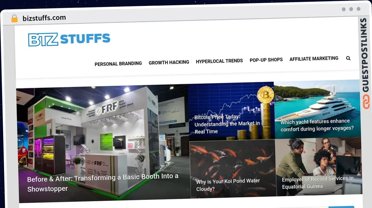 Publish Guest Post on bizstuffs.com