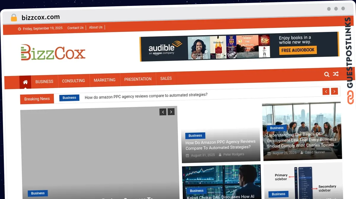 Publish Guest Post on bizzcox.com