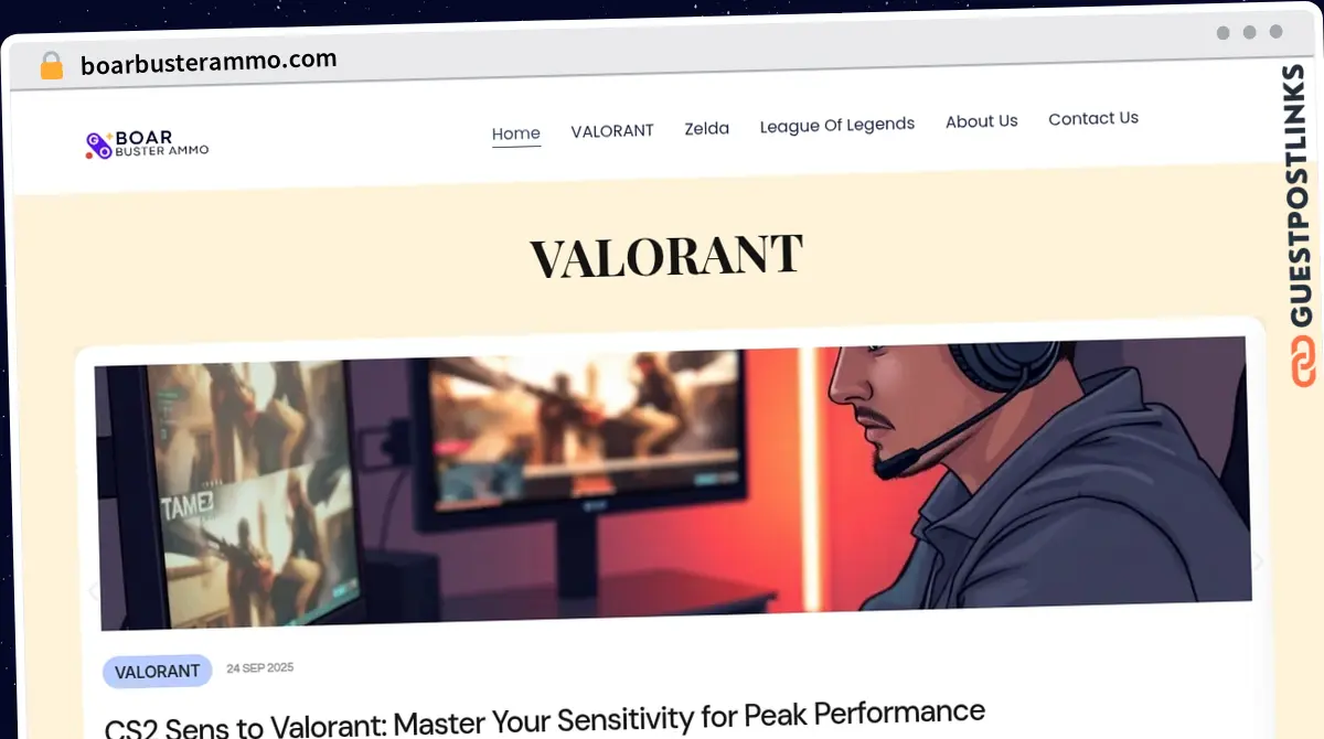 Publish Guest Post on boarbusterammo.com