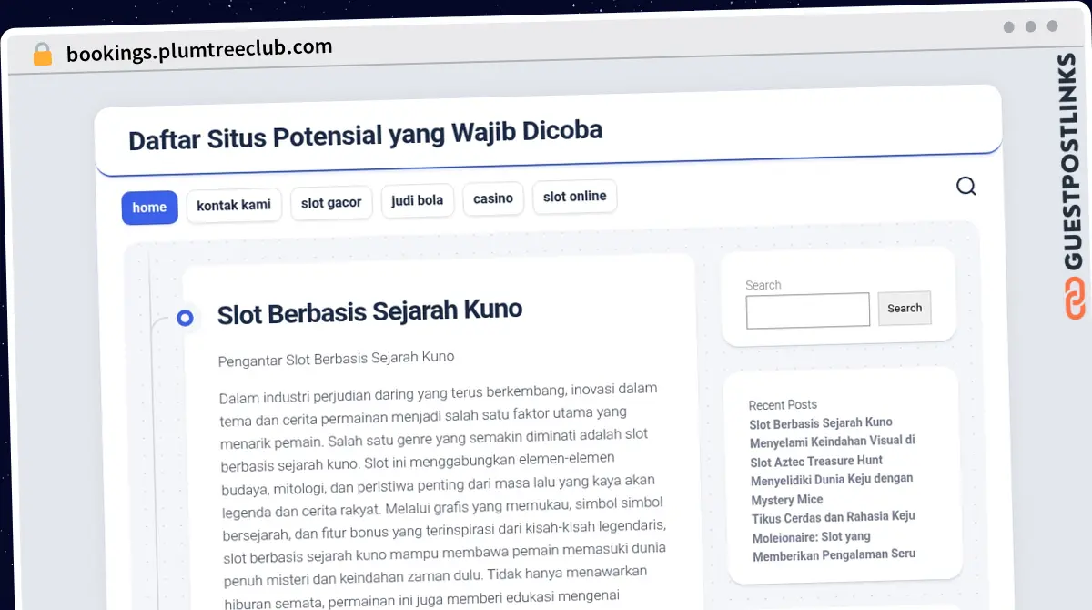 Publish Guest Post on bookings.plumtreeclub.com