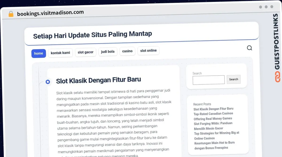 Publish Guest Post on bookings.visitmadison.com