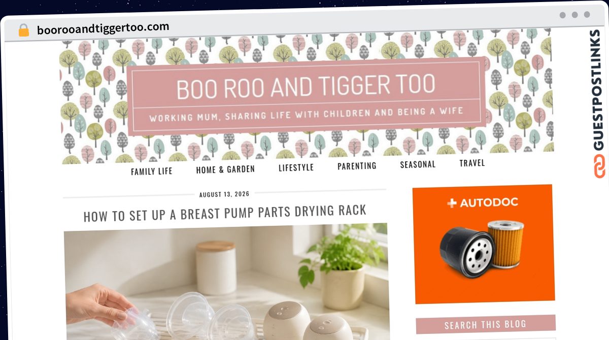 Publish Guest Post on boorooandtiggertoo.com