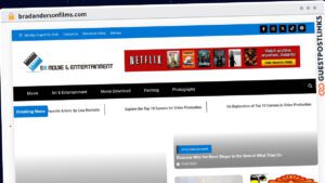 Publish Guest Post on bradandersonfilms.com