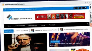 Publish Guest Post on bradandersonfilms.com