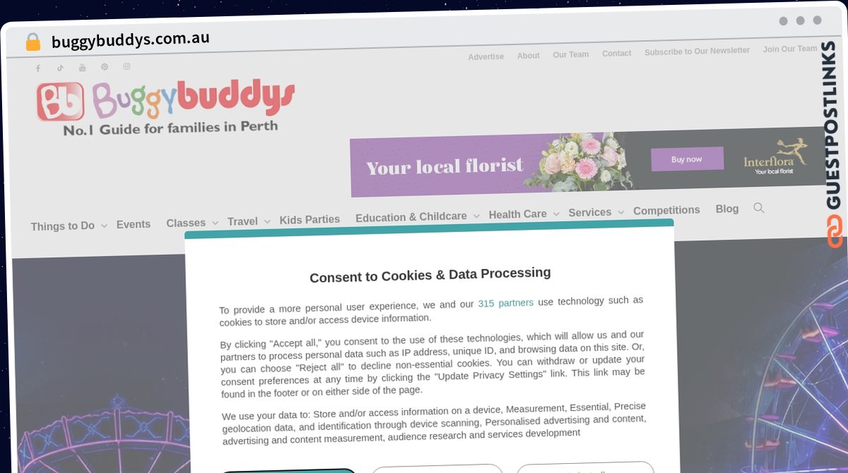 Publish Guest Post on buggybuddys.com.au