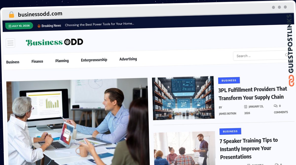 Publish Guest Post on businessodd.com