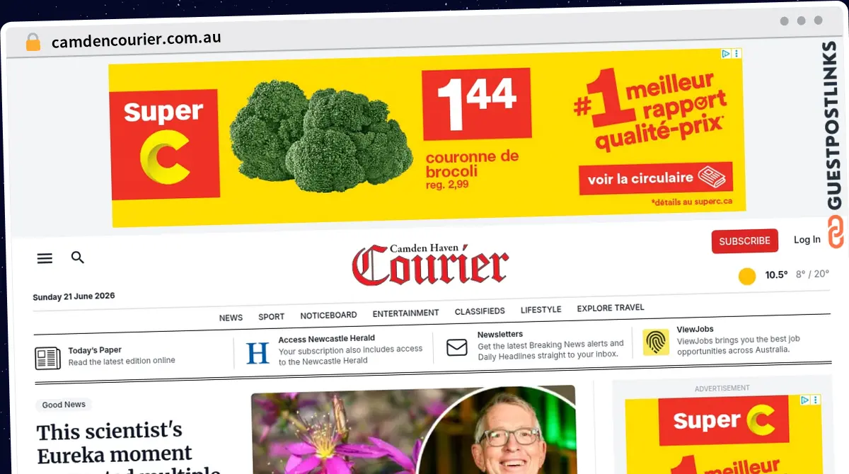 Publish Guest Post on camdencourier.com.au