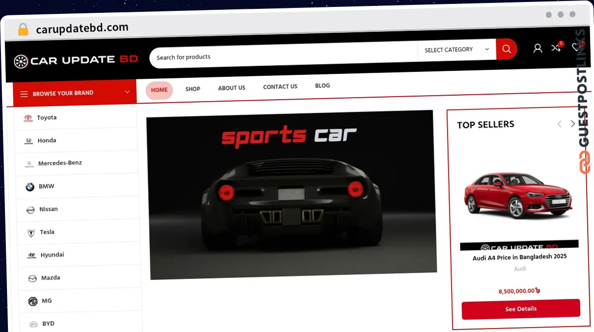 Publish Guest Post on carupdatebd.com