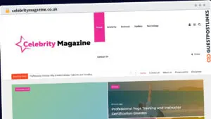 Publish Guest Post on celebritymagazine.co.uk