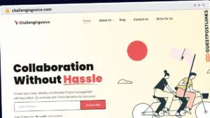 Publish Guest Post on challengingvoice.com