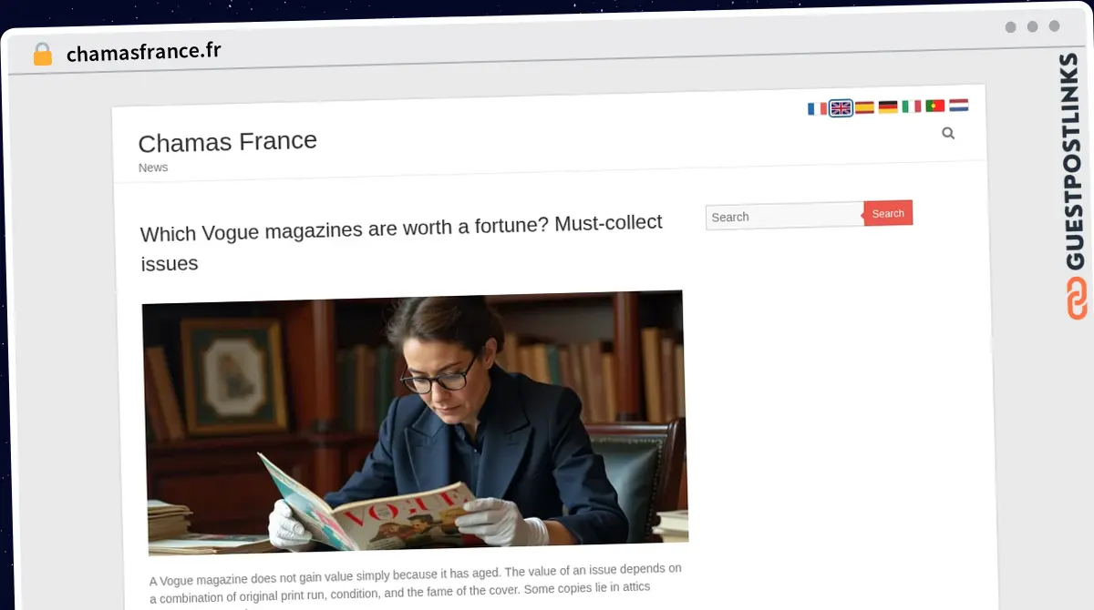 Publish Guest Post on chamasfrance.fr