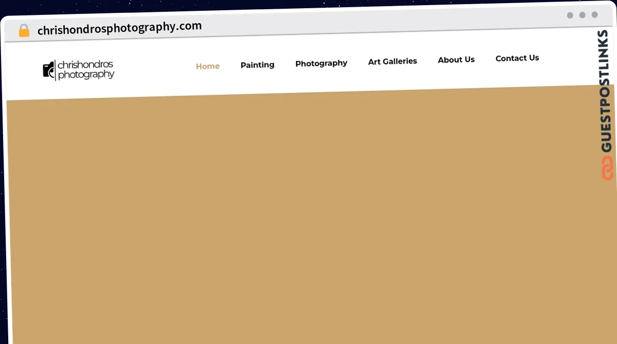 Publish Guest Post on chrishondrosphotography.com