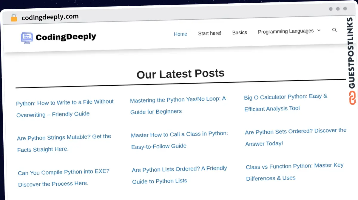 Publish Guest Post on codingdeeply.com
