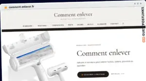 Publish Guest Post on comment-enlever.fr