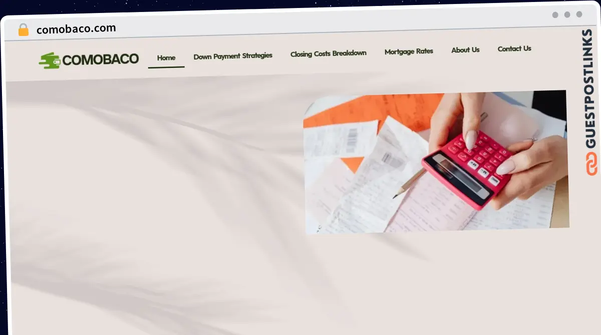 Publish Guest Post on comobaco.com
