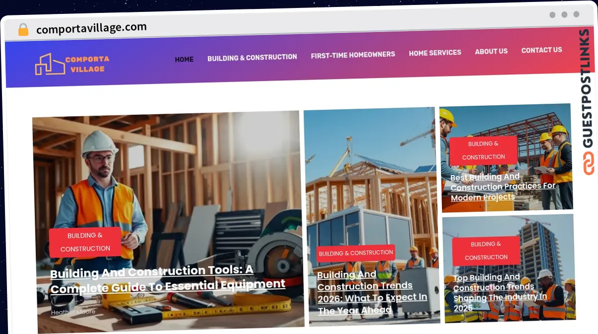 Publish Guest Post on comportavillage.com