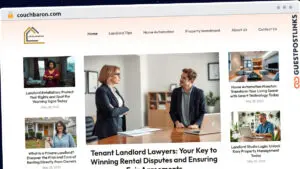 Publish Guest Post on couchbaron.com