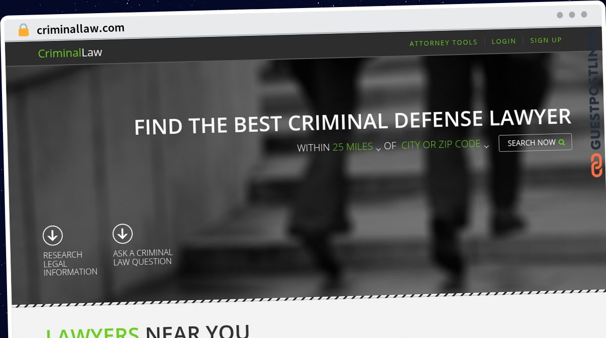 Publish Guest Post on criminallaw.com