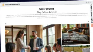 Publish Guest Post on cultiverlesavoir.fr