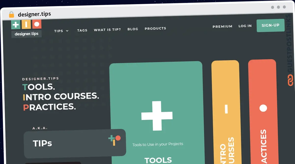 Publish Guest Post on designer.tips