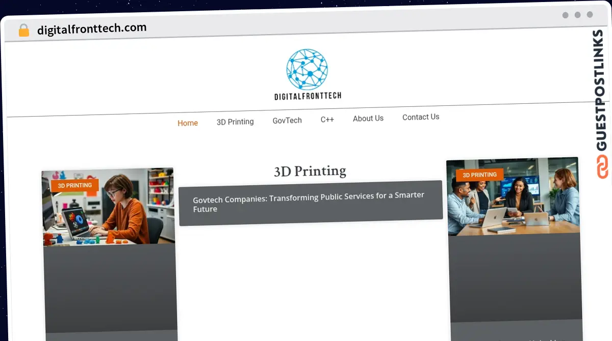 Publish Guest Post on digitalfronttech.com
