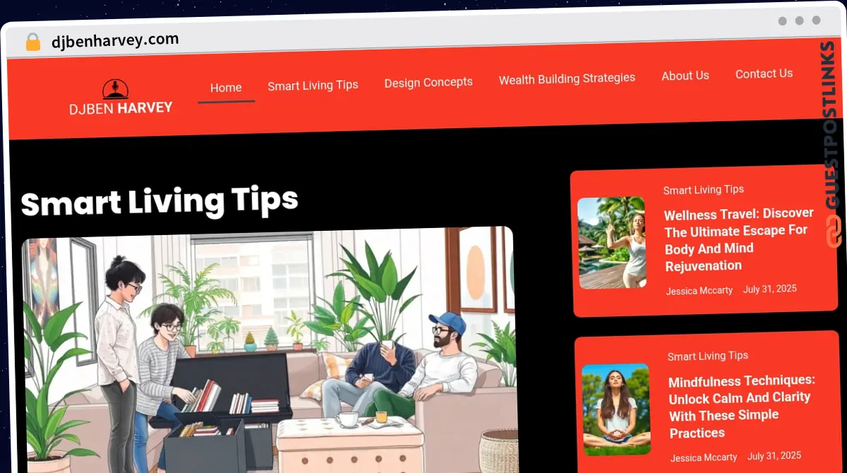 Publish Guest Post on djbenharvey.com