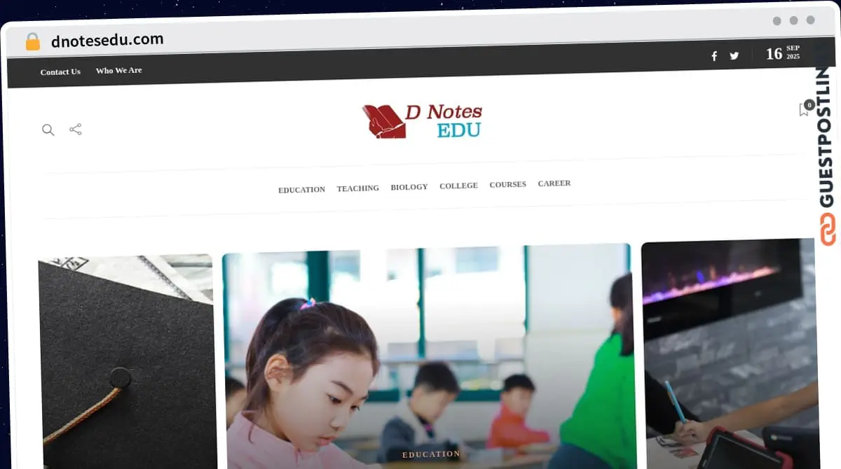 Publish Guest Post on dnotesedu.com