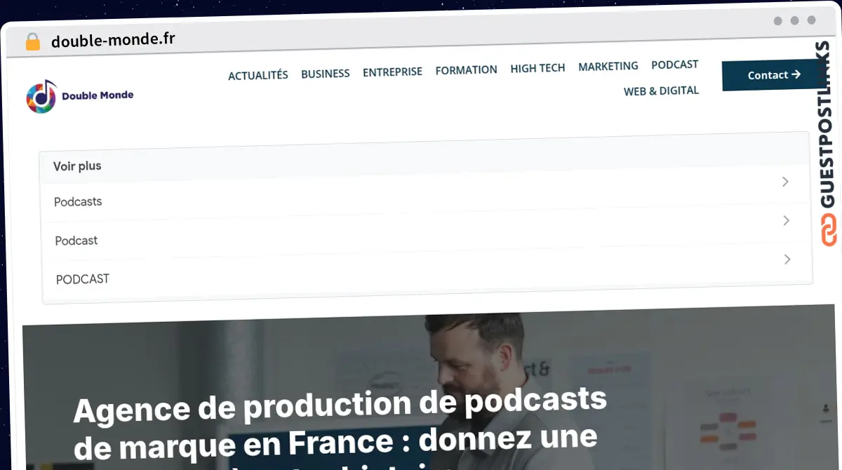 Publish Guest Post on double-monde.fr