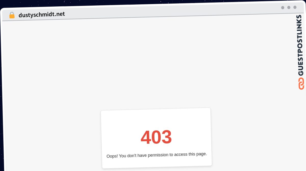 Publish Guest Post on dustyschmidt.net