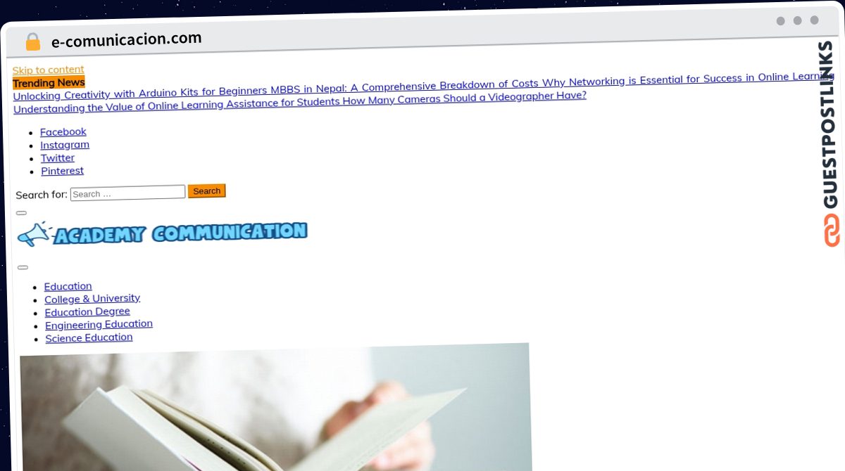 Publish Guest Post on e-comunicacion.com