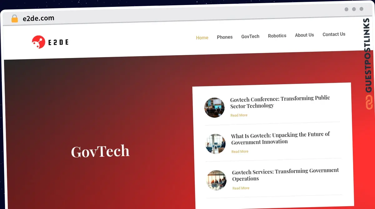 Publish Guest Post on e2de.com