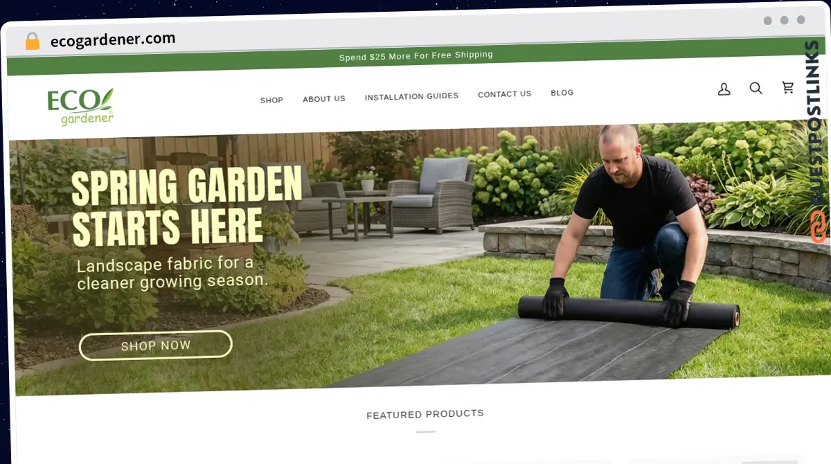 Publish Guest Post on ecogardener.com