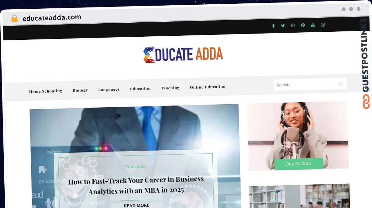 Publish Guest Post on educateadda.com