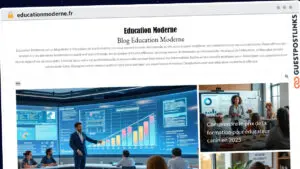 Publish Guest Post on educationmoderne.fr