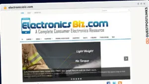 Publish Guest Post on electronicsbiz.com