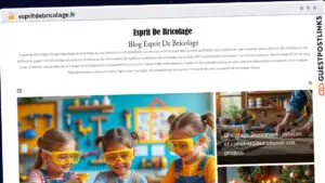 Publish Guest Post on espritdebricolage.fr