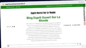 Publish Guest Post on espritouvertsurlemonde.fr