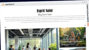 Publish Guest Post on espritsain.fr
