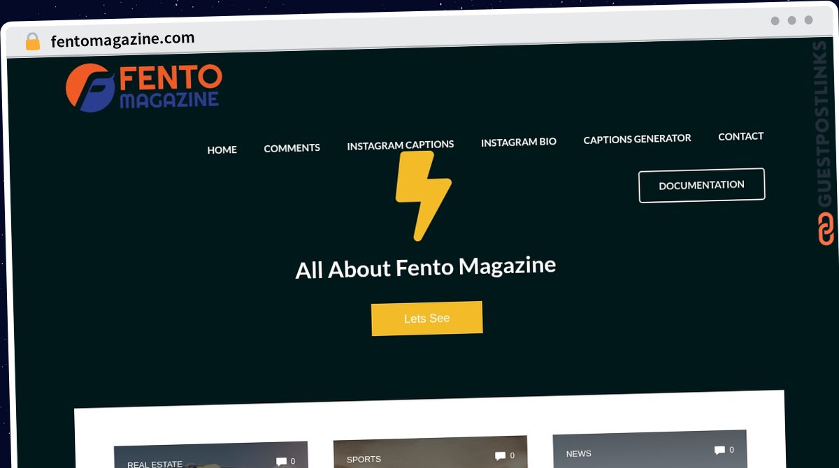 Publish Guest Post on fentomagazine.com