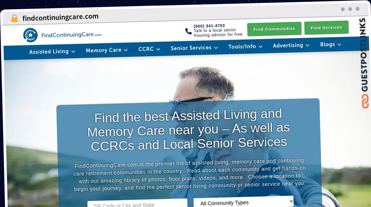 Publish Guest Post on findcontinuingcare.com