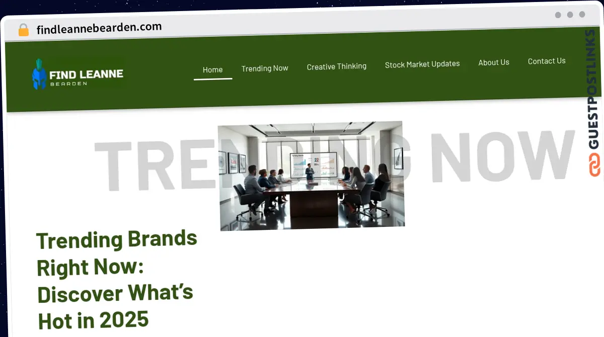 Publish Guest Post on findleannebearden.com