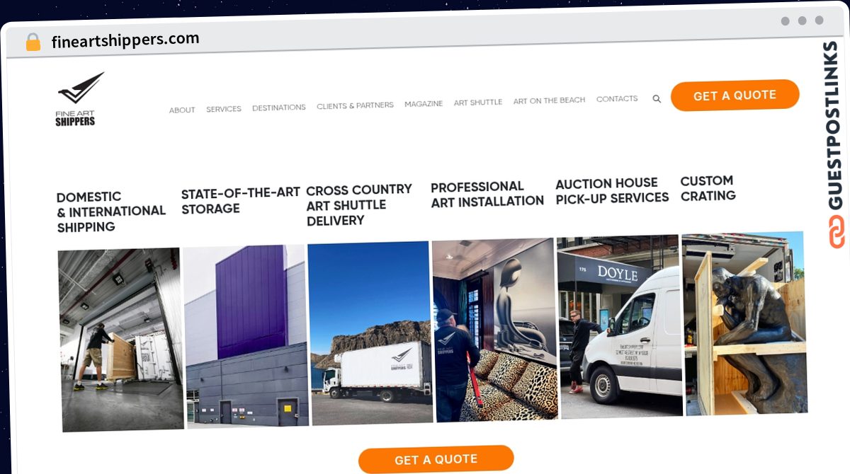Publish Guest Post on fineartshippers.com