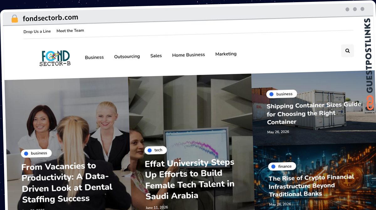 Publish Guest Post on fondsectorb.com