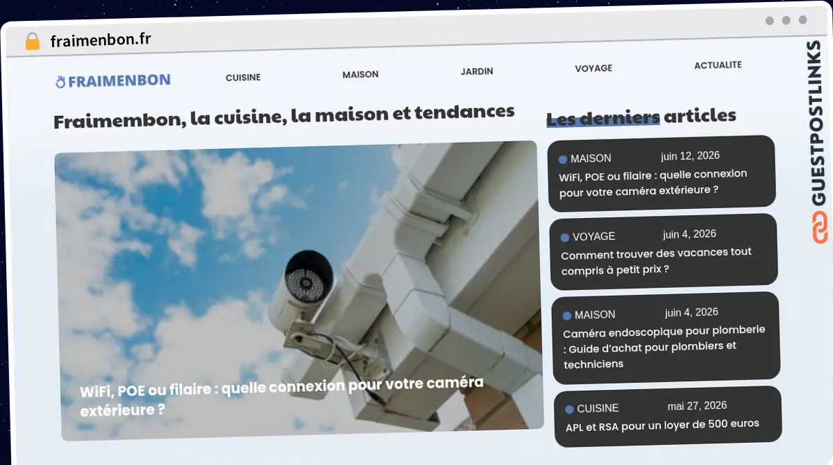 Publish Guest Post on fraimenbon.fr