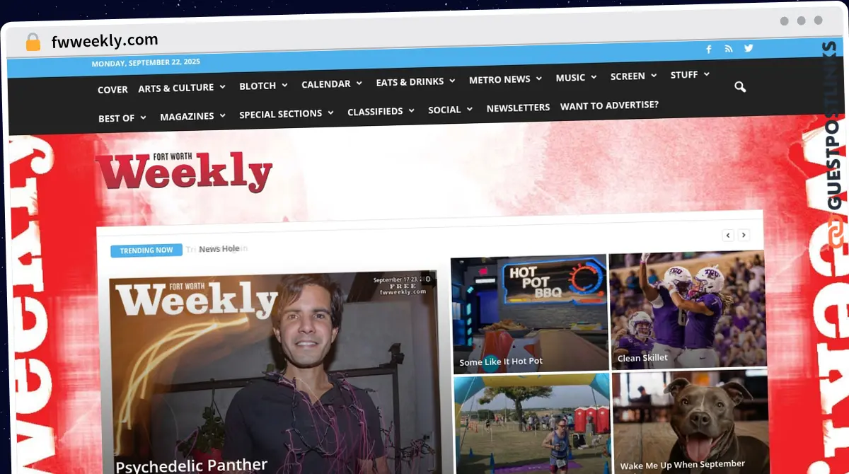 Publish Guest Post on fwweekly.com