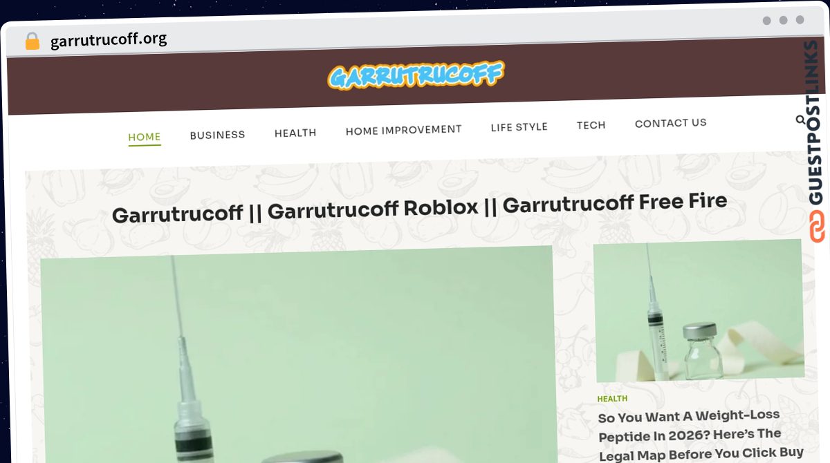 Publish Guest Post on garrutrucoff.org